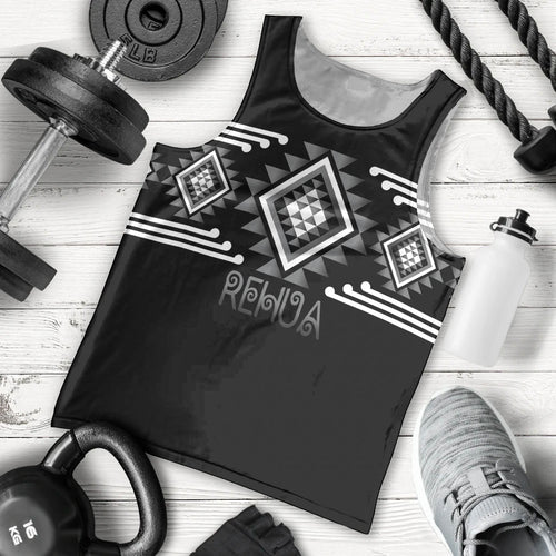 Aotearoa Atua Rehua Personalised Men Tank Top Maori God Of Healing Taniko Motifs