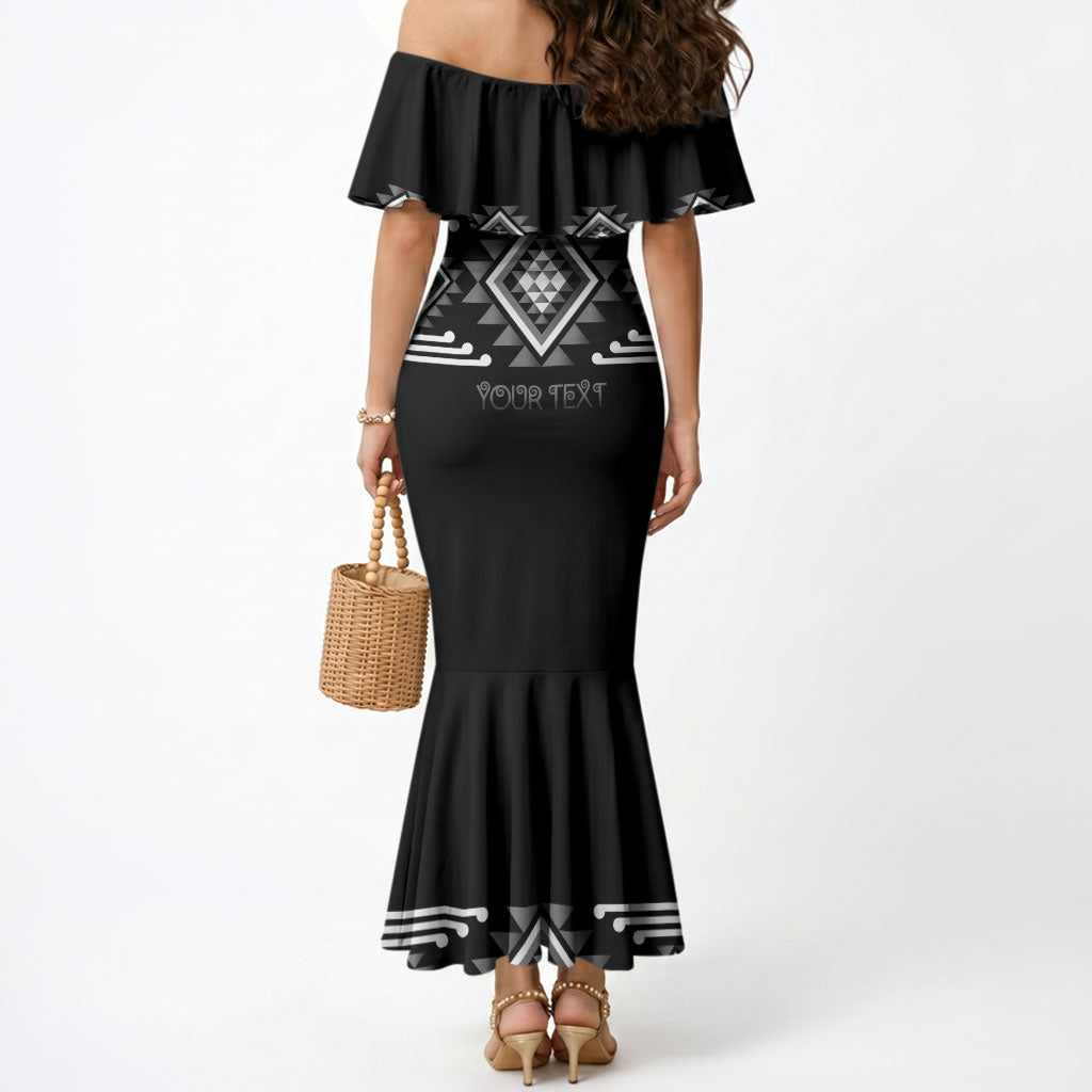 Aotearoa Atua Rehua Personalised Mermaid Dress Maori God Of Healing Taniko Motifs