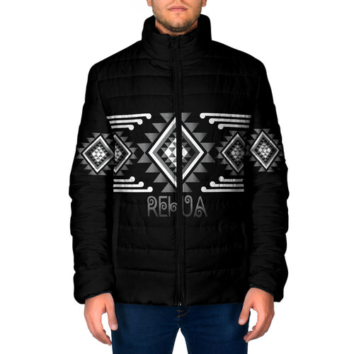 Aotearoa Atua Rehua Personalised Padded Jacket Maori God Of Healing Taniko Motifs