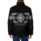 Aotearoa Atua Rehua Personalised Padded Jacket Maori God Of Healing Taniko Motifs
