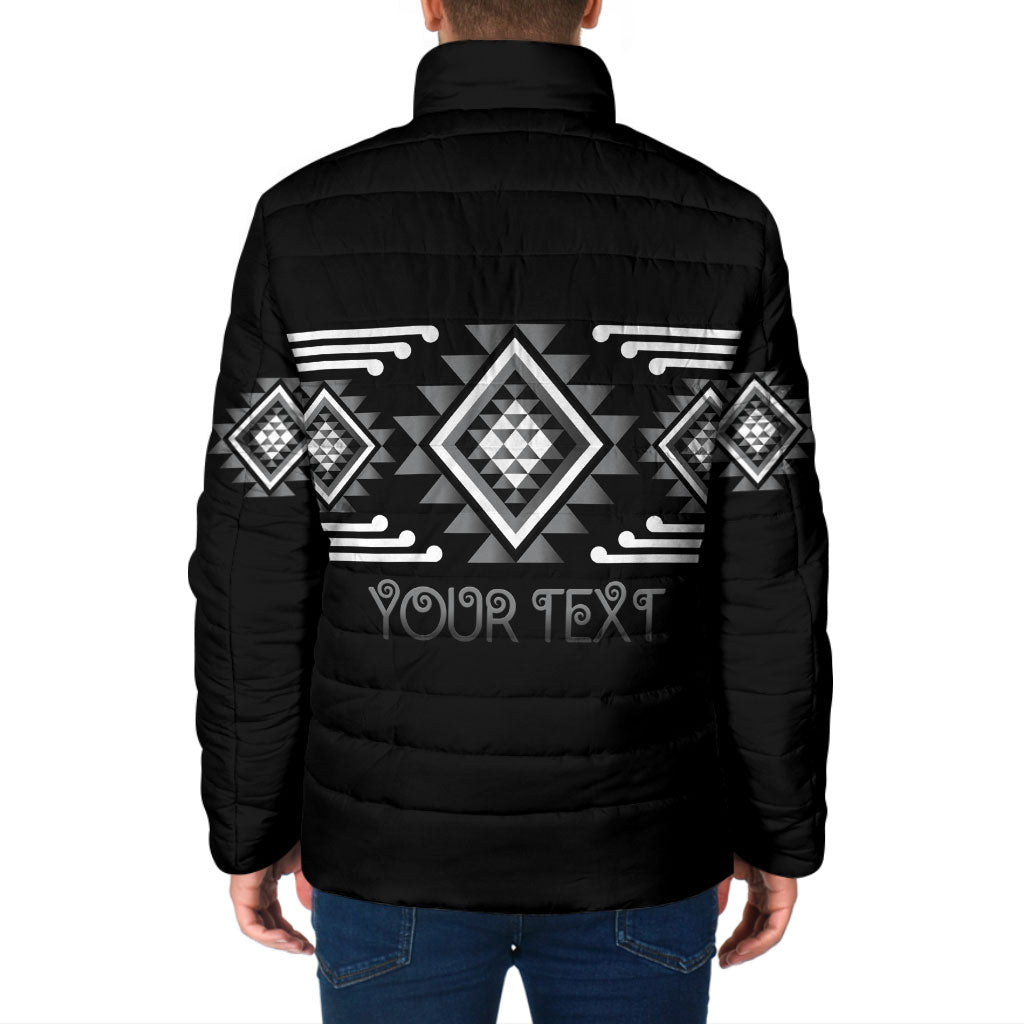 Aotearoa Atua Rehua Personalised Padded Jacket Maori God Of Healing Taniko Motifs