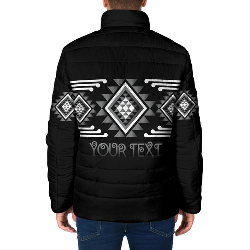 Aotearoa Atua Rehua Personalised Padded Jacket Maori God Of Healing Taniko Motifs