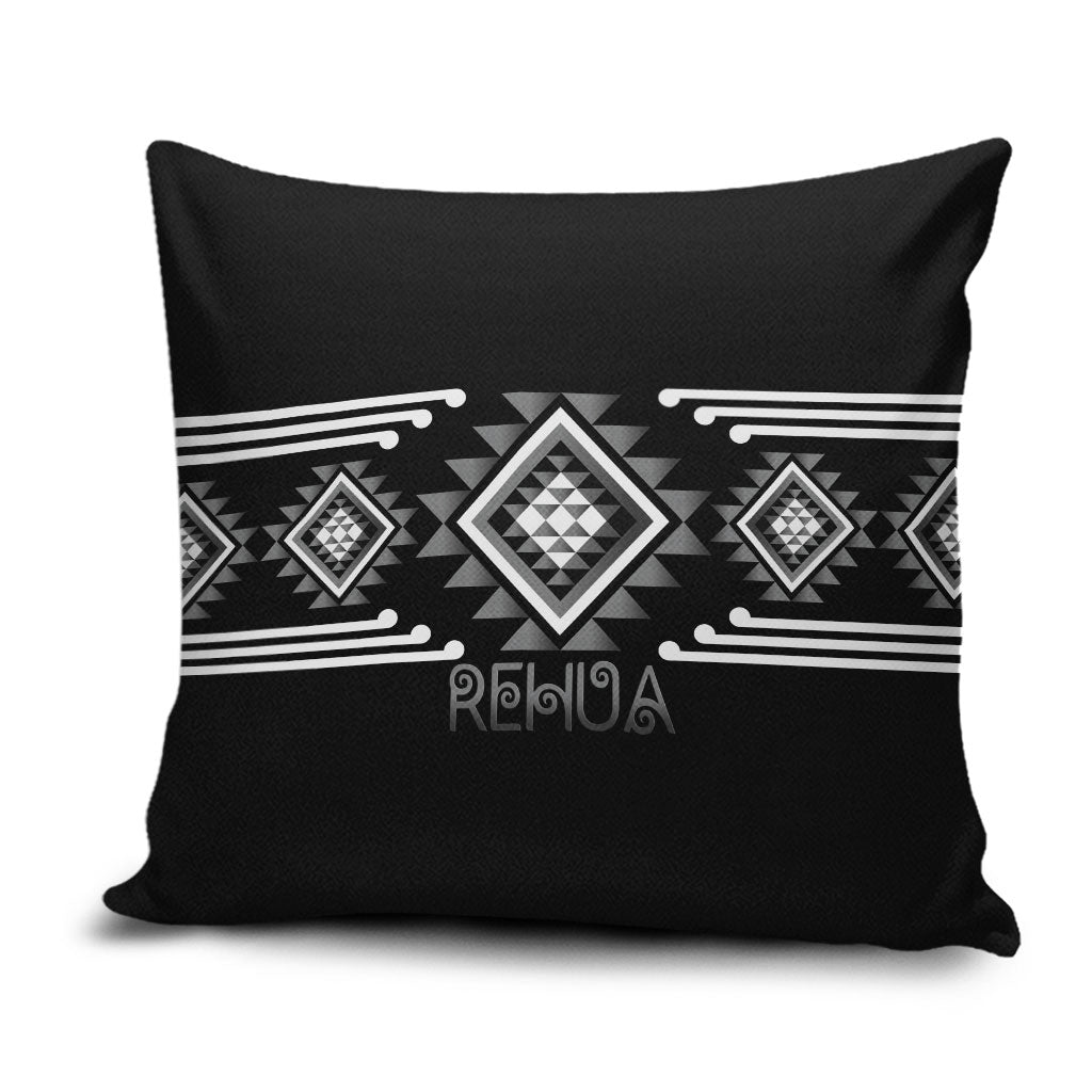 Aotearoa Atua Rehua Pillow Cover Maori God Of Healing Taniko Motifs