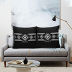 Aotearoa Atua Rehua Pillow Cover Maori God Of Healing Taniko Motifs