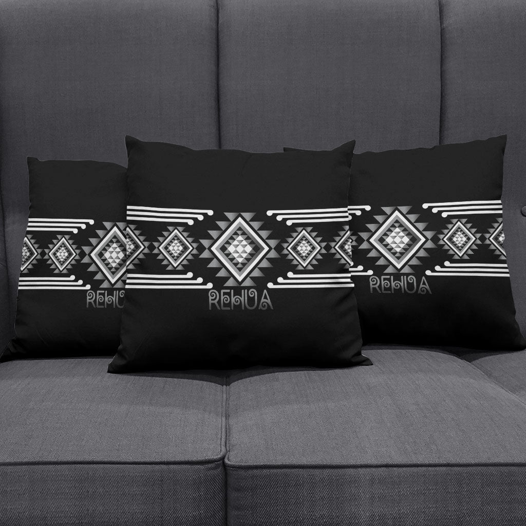 Aotearoa Atua Rehua Pillow Cover Maori God Of Healing Taniko Motifs
