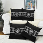 Aotearoa Atua Rehua Pillow Cover Maori God Of Healing Taniko Motifs