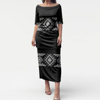 Aotearoa Atua Rehua Personalised Puletasi Maori God Of Healing Taniko Motifs