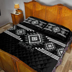 Aotearoa Atua Rehua Quilt Bed Set Maori God Of Healing Taniko Motifs