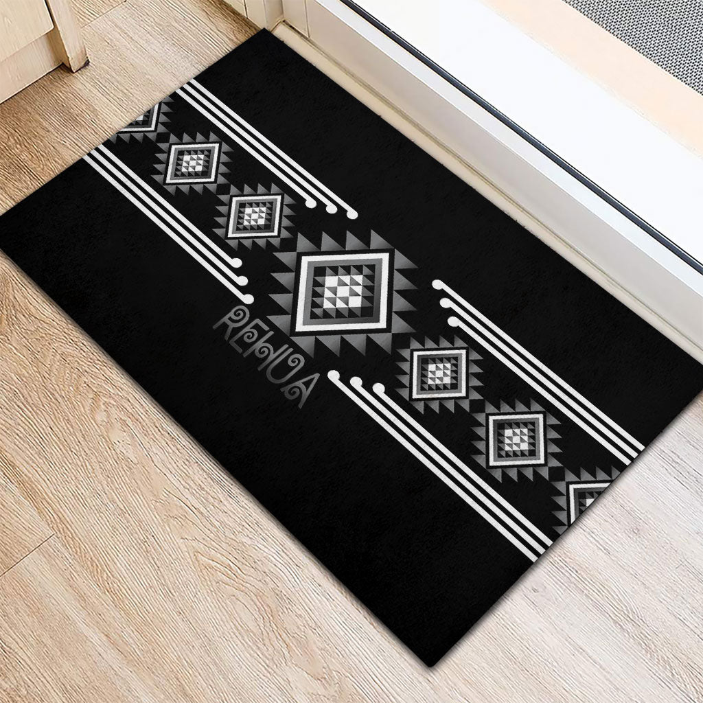 Aotearoa Atua Rehua Rubber Doormat Maori God Of Healing Taniko Motifs