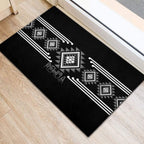 Aotearoa Atua Rehua Rubber Doormat Maori God Of Healing Taniko Motifs