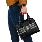 Aotearoa Atua Rehua Shoulder Handbag Maori God Of Healing Taniko Motifs