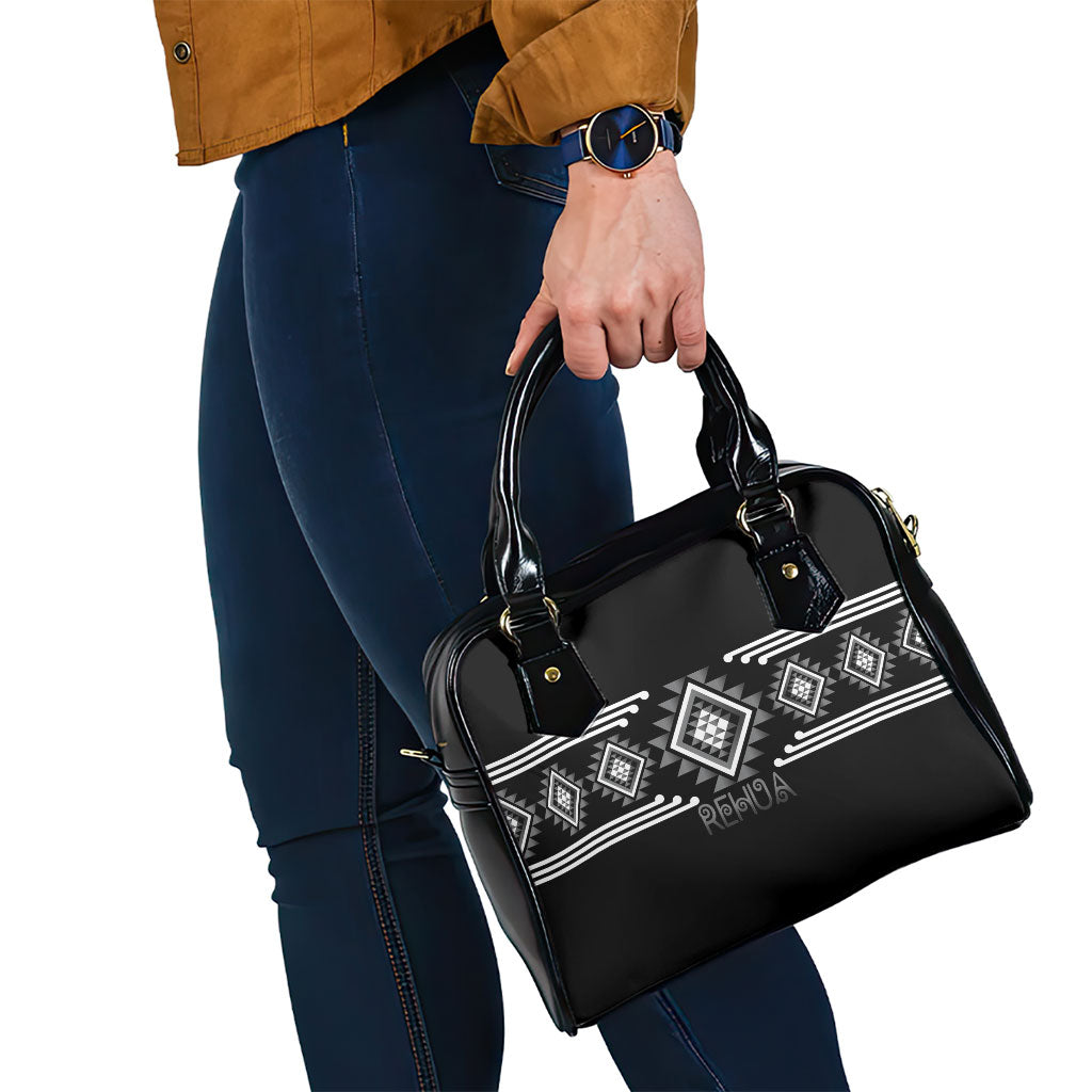 Aotearoa Atua Rehua Shoulder Handbag Maori God Of Healing Taniko Motifs