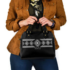 Aotearoa Atua Rehua Shoulder Handbag Maori God Of Healing Taniko Motifs