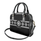 Aotearoa Atua Rehua Shoulder Handbag Maori God Of Healing Taniko Motifs
