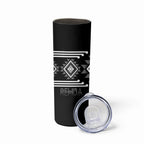 Aotearoa Atua Rehua Personalised Skinny Tumbler Maori God Of Healing Taniko Motifs