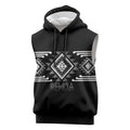 Aotearoa Atua Rehua Personalised Sleeveless Hoodie Maori God Of Healing Taniko Motifs