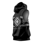 Aotearoa Atua Rehua Personalised Sleeveless Hoodie Maori God Of Healing Taniko Motifs