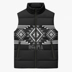 Aotearoa Atua Rehua Personalised Sleeveless Puffer Jacket Maori God Of Healing Taniko Motifs