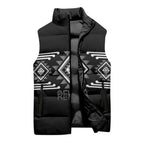 Aotearoa Atua Rehua Personalised Sleeveless Puffer Jacket Maori God Of Healing Taniko Motifs