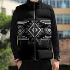 Aotearoa Atua Rehua Personalised Sleeveless Puffer Jacket Maori God Of Healing Taniko Motifs