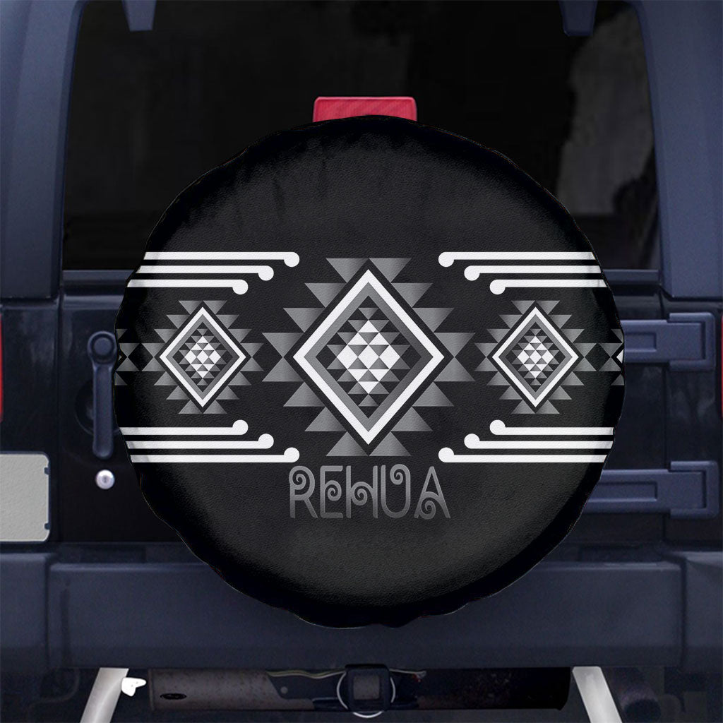 Aotearoa Atua Rehua Spare Tire Cover Maori God Of Healing Taniko Motifs