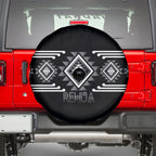 Aotearoa Atua Rehua Spare Tire Cover Maori God Of Healing Taniko Motifs