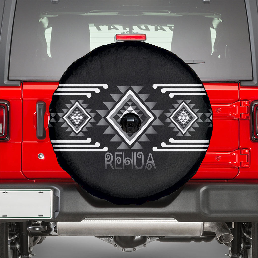 Aotearoa Atua Rehua Spare Tire Cover Maori God Of Healing Taniko Motifs