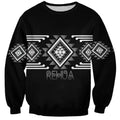 Aotearoa Atua Rehua Personalised Sweatshirt Maori God Of Healing Taniko Motifs