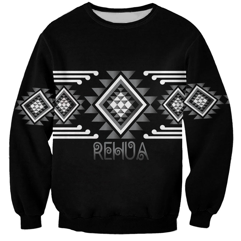 Aotearoa Atua Rehua Personalised Sweatshirt Maori God Of Healing Taniko Motifs