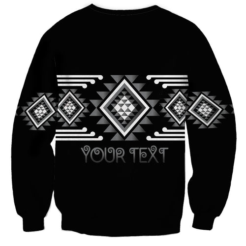 Aotearoa Atua Rehua Personalised Sweatshirt Maori God Of Healing Taniko Motifs