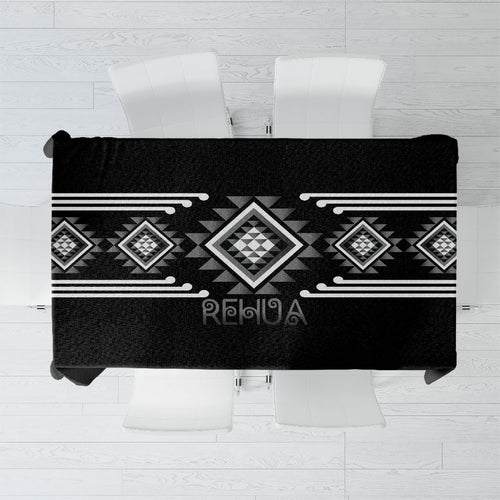Aotearoa Atua Rehua Tablecloth Maori God Of Healing Taniko Motifs