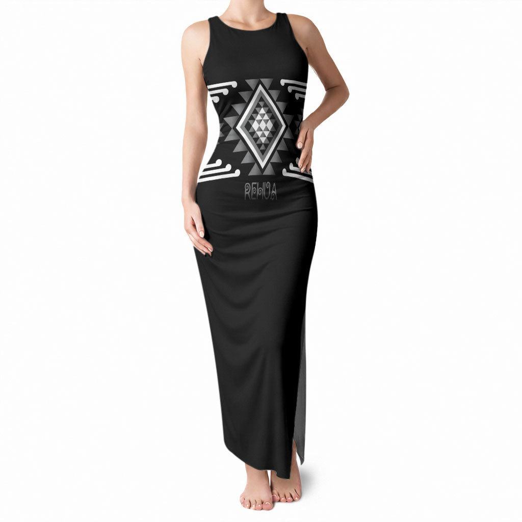 Aotearoa Atua Rehua Personalised Tank Maxi Dress Maori God Of Healing Taniko Motifs