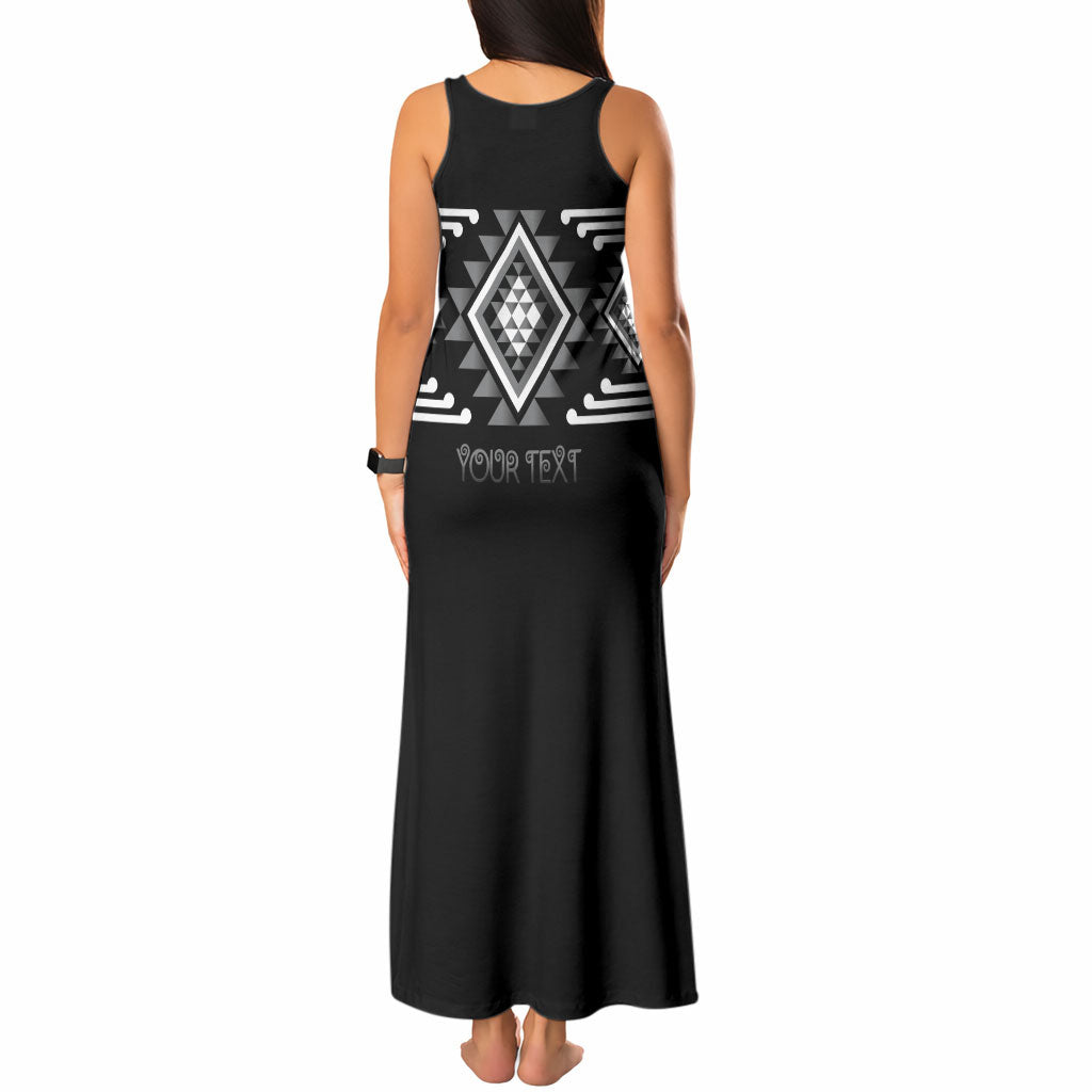 Aotearoa Atua Rehua Personalised Tank Maxi Dress Maori God Of Healing Taniko Motifs