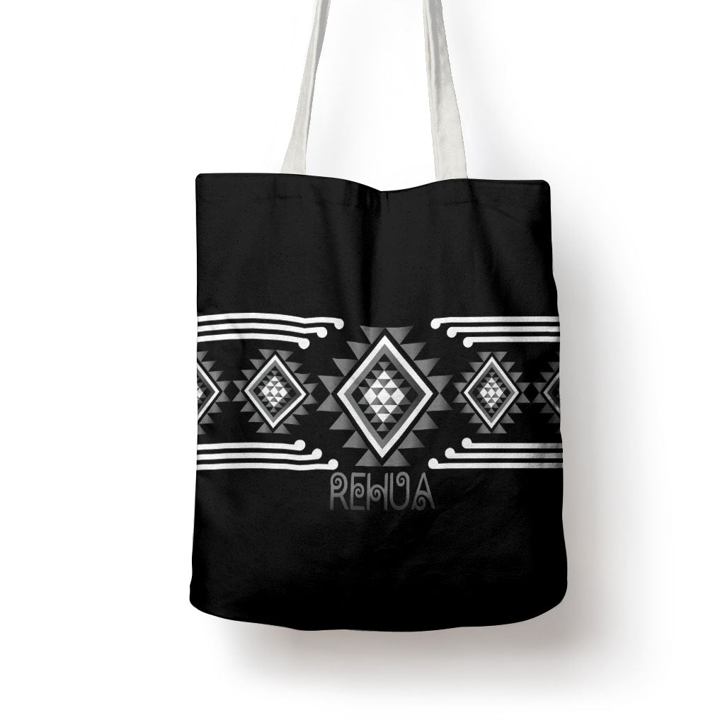 Aotearoa Atua Rehua Tote Bag Maori God Of Healing Taniko Motifs