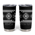Aotearoa Atua Rehua Personalised Tumbler Cup Maori God Of Healing Taniko Motifs