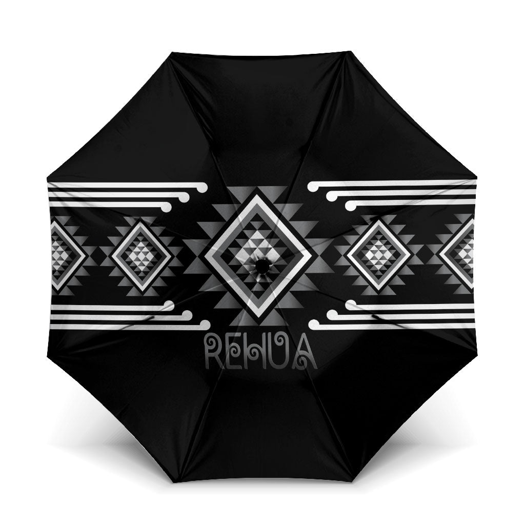 Aotearoa Atua Rehua Umbrella Maori God Of Healing Taniko Motifs