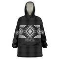 Aotearoa Atua Rehua Personalised Wearable Blanket Hoodie Maori God Of Healing Taniko Motifs