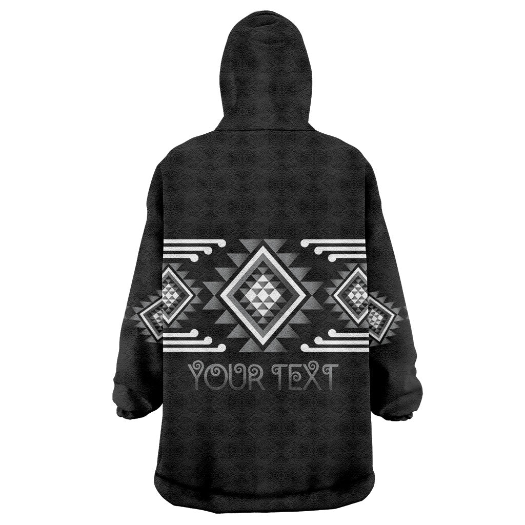 Aotearoa Atua Rehua Personalised Wearable Blanket Hoodie Maori God Of Healing Taniko Motifs