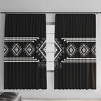 Aotearoa Atua Rehua Window Curtain Maori God Of Healing Taniko Motifs