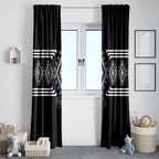 Aotearoa Atua Rehua Window Curtain Maori God Of Healing Taniko Motifs
