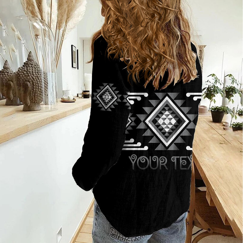 Aotearoa Atua Rehua Personalised Women Casual Shirt Maori God Of Healing Taniko Motifs