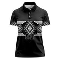 Aotearoa Atua Rehua Personalised Women Polo Shirt Maori God Of Healing Taniko Motifs
