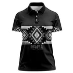 Aotearoa Atua Rehua Personalised Women Polo Shirt Maori God Of Healing Taniko Motifs