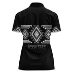 Aotearoa Atua Rehua Personalised Women Polo Shirt Maori God Of Healing Taniko Motifs