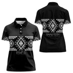 Aotearoa Atua Rehua Personalised Women Polo Shirt Maori God Of Healing Taniko Motifs