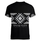 Aotearoa Atua Rehua Personalised Women V-Neck T-Shirt Maori God Of Healing Taniko Motifs