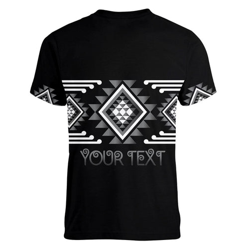 Aotearoa Atua Rehua Personalised Women V-Neck T-Shirt Maori God Of Healing Taniko Motifs