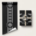 Aotearoa Atua Rehua Wrapping Paper Maori God Of Healing Taniko Motifs