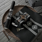 Aotearoa Atua Rehua Wrapping Paper Maori God Of Healing Taniko Motifs