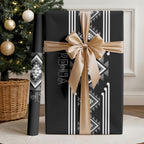 Aotearoa Atua Rehua Wrapping Paper Maori God Of Healing Taniko Motifs